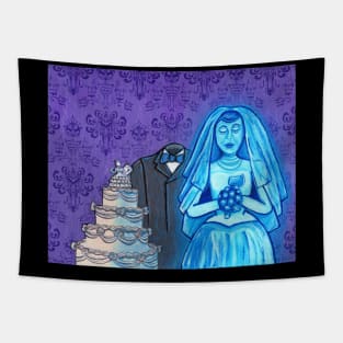 Black Widow Bride- Haunted Mansion Tapestry