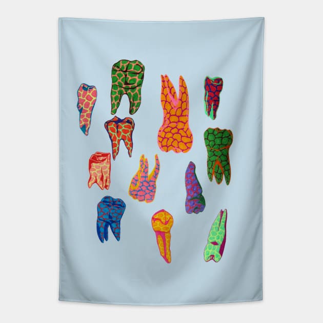 Teeth Tapestry by RaLiz