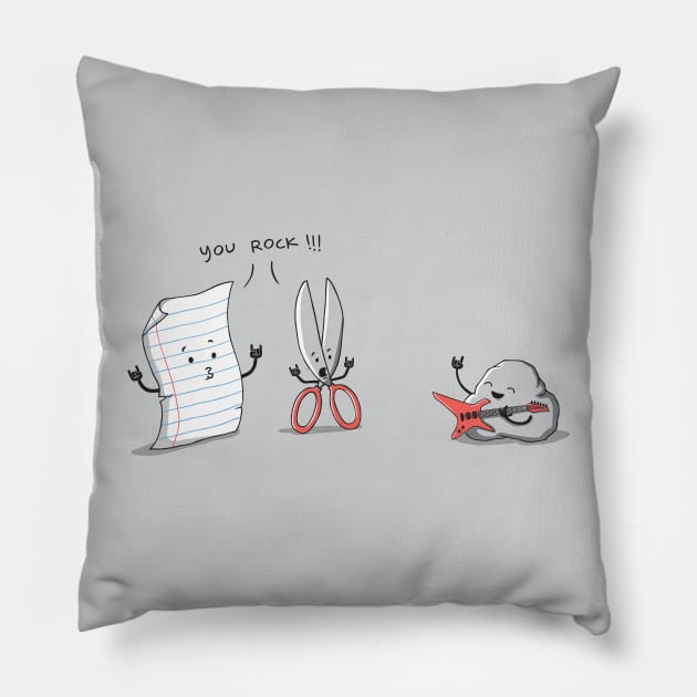 You Rock!!! Pillow by triagus