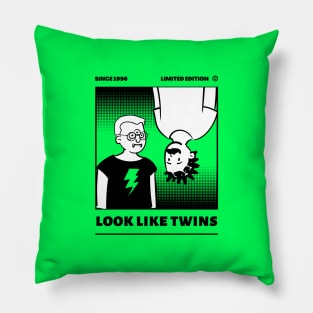 Look Like Twins 4 Pillow