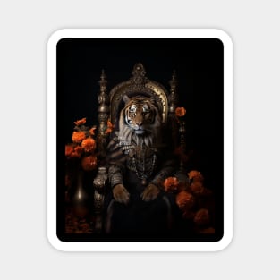 Fantasy Tiger Throne Magnet