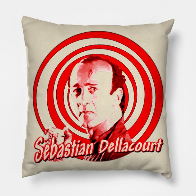 Pressure Point Sebastian Dellacourt Pillow by Manatee Max