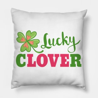 Lucky clover Pillow