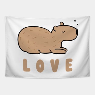 capybara love Tapestry