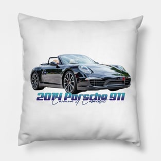 2014 Porsche 911 Carrera 4 Cabriolet Pillow