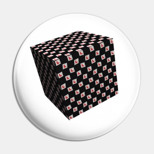 Cube with L-plates. Pin