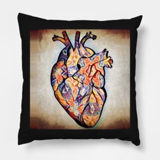 My Stained Glass Heart Isn't Broken Pillow