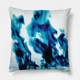 Ephemeral Blues Pillow