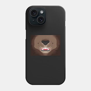 Dark Nose - Chocolate Mane Lion Face Phone Case