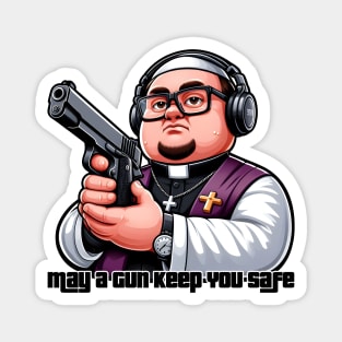 Gun Bless You Magnet