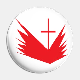 Jesus The Cross And The Resurrection Pin