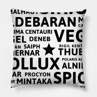 Star Names Pillow