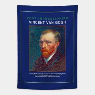 Vincent van Gogh Poster Design Tapestry