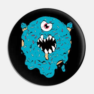 Food Truck Horror - Donut (Blue) Pin