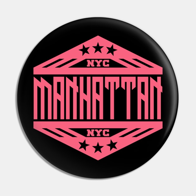 Manhattan Pin by colorsplash