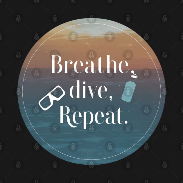 breathe dive repeat by CreationArt8