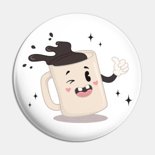 I LOVE COFFEE Pin