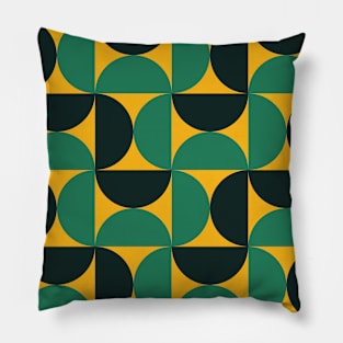 Retro 1970's style abstract pattern Pillow