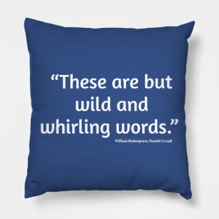 Wild and Whirling Words Pillow