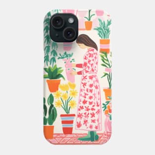 Pink Garden Botanical Phone Case