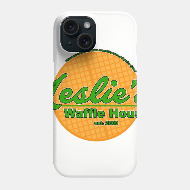 Leslie's Waffle House Phone Case by The Bandwagon Society