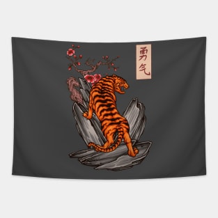 Japanese Tiger Tapestry