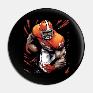 American Football Quarterback Pin