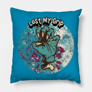 Lost My Grip Graphic Pillow