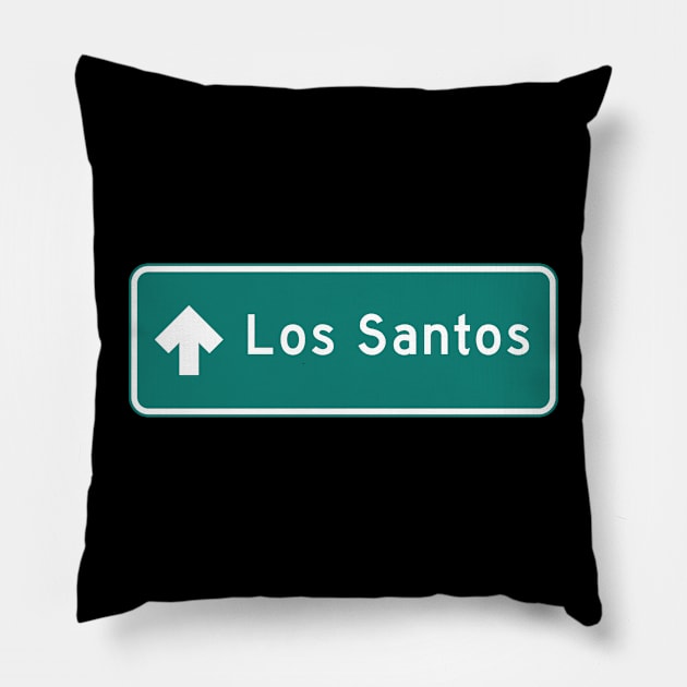 Los Santos Pillow by MBNEWS