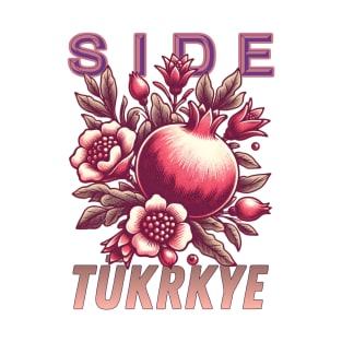 Side - Pomegranate - Turkey T-Shirt
