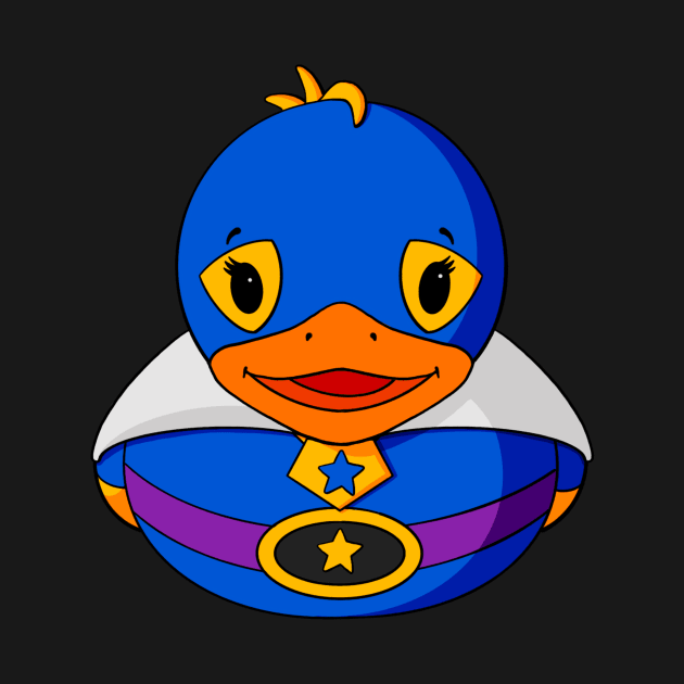 Superhero Rubber Duck by Alisha Ober Designs