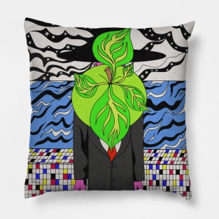 Homage to Rene Magritte Pillow