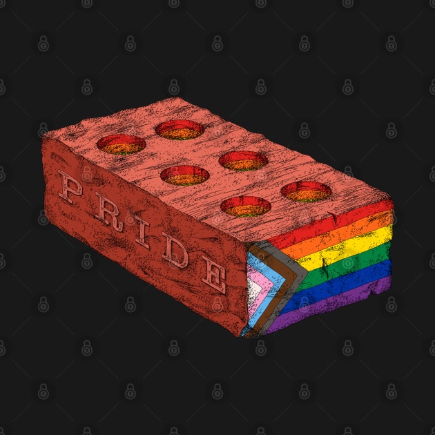 Pride riot brick by Ndanceart