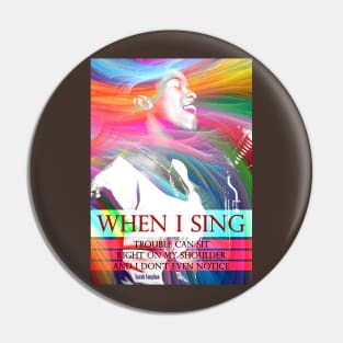 Sarah Vaughan Inspirational Quote 1 Pin