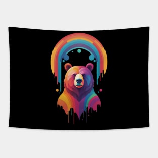Rainbow Bear Tapestry