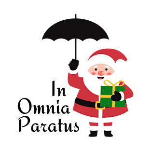 In Omnia Paratus - Santa T-Shirt