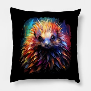 Echidna Rainbow Pillow