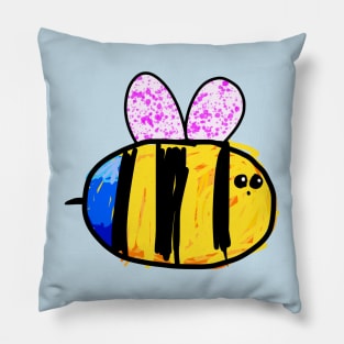 Blue Banded Bee AKA Blue Bum Bee Pillow