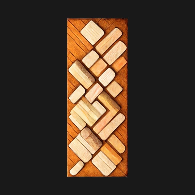 Wooden puzzle pattern by MorningPanda