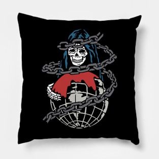 SKELL AND GLOBE Pillow