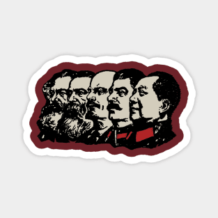 Marx Engels Lenin Stalin Mao Magnet