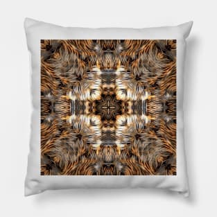 SİLVER and COPPER WİRE FANTASY PATTERNS and ART Pillow