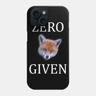 (Pocket) Zero Fox Given Phone Case
