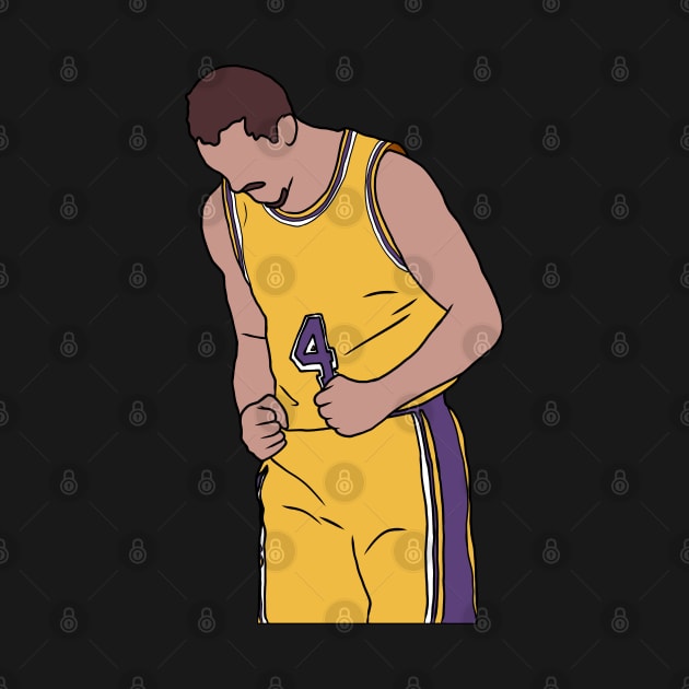 Alex Caruso Celebration by rattraptees