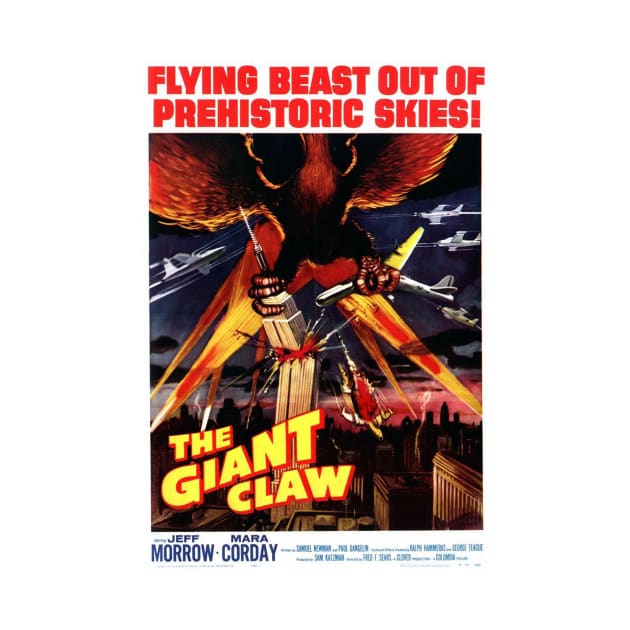 Classic Science Fiction Movie Poster - The Giant Claw by Starbase79