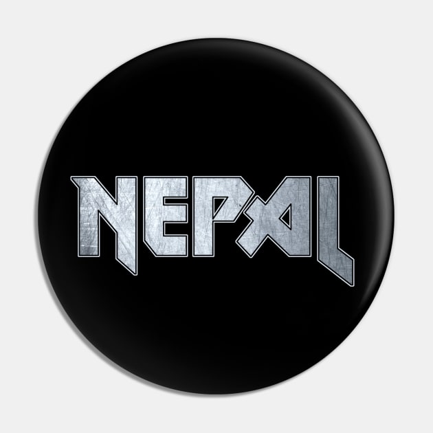 Heavy metal Nepal Pin by KubikoBakhar