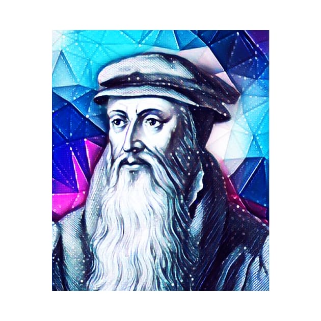 John Knox Snowy Portrait | John Knox Artwork 13 by JustLit