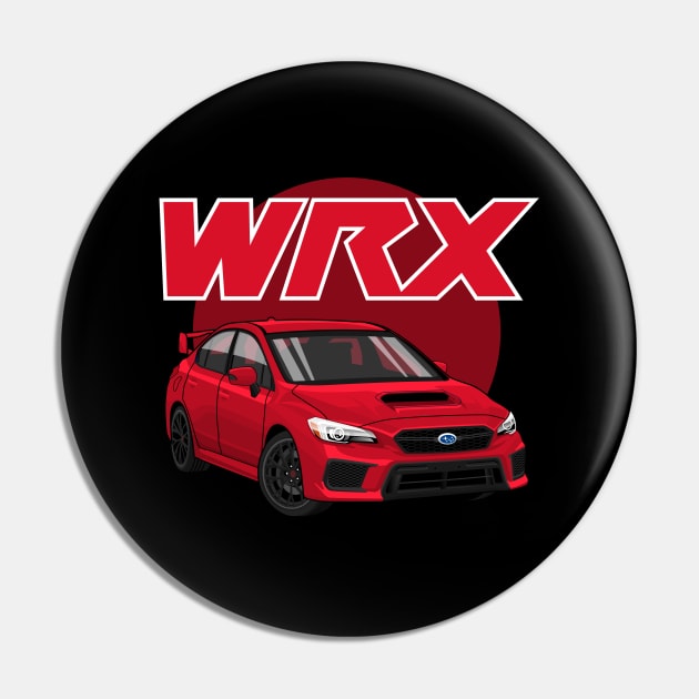 wrx red Pin by masjestudio