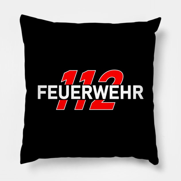 Feuerwehr 112 Pillow by BassFishin