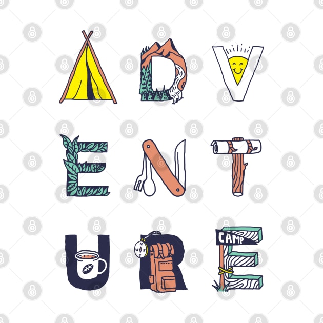 Adventure Typography by quilimo